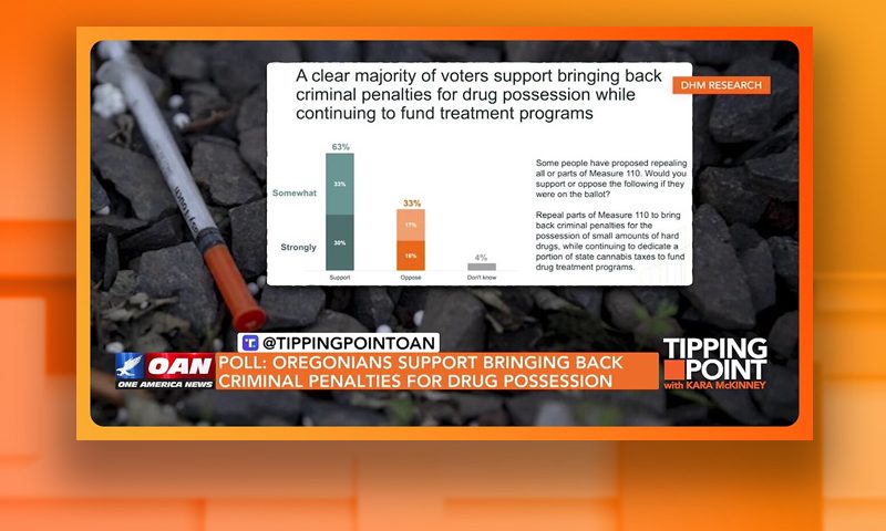Video still from Tipping Point on One America News Network