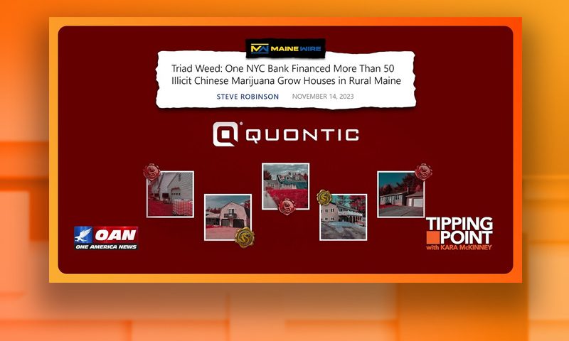 Video still from Tipping Point on One America News Network