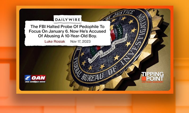 Video still from Tipping Point on One America News Network