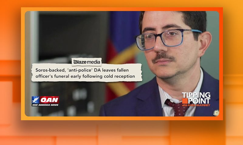 Video still from Tipping Point on One America News Network