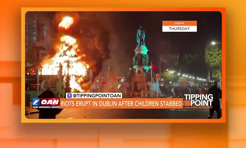 Video still from Tipping Point on One America News Network