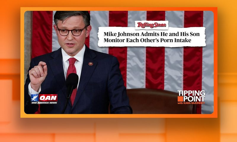 Video still from Tipping Point on One America News Network
