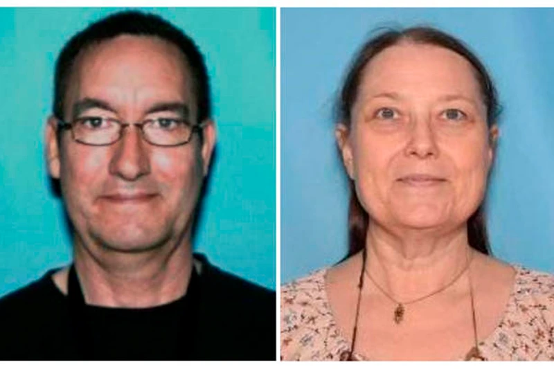 This combination of undated photos provided by the United States District Court District of Hawaii shows Walter Glenn Primose, left, also known as Bobby Edward Fort, and his wife Gwynn Darle Morrison, aka Julie Lyn Montague