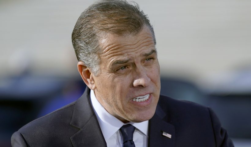 Hunter Biden, son of President Joe Biden, speaks during a news conference outside the U.S. Capitol, Wednesday, Dec. 13, 2023, in Washington. Hunter Biden on Wednesday lashed out at Republican investigators who have been digging into his business dealings, insisting outside the Capitol he will only testify before a congressional committee in public. (AP Photo/Mariam Zuhaib)