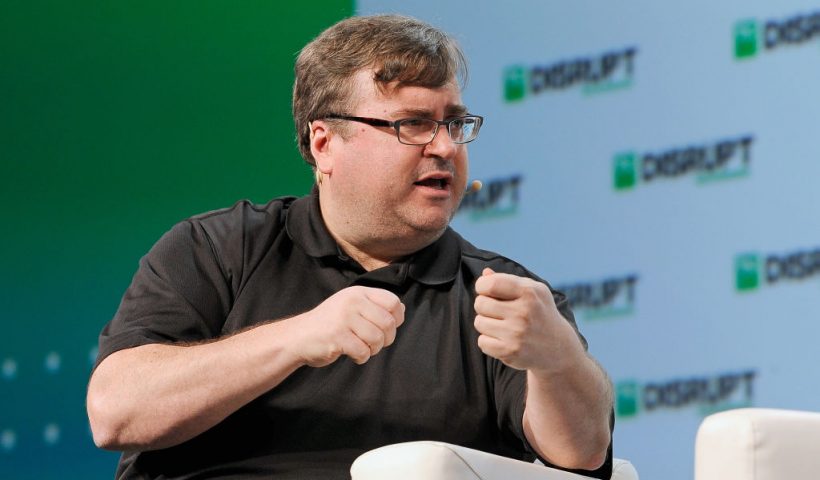 SAN FRANCISCO, CA - SEPTEMBER 06: Greylock Partner Reid Hoffman speaks onstage during Day 2 of TechCrunch Disrupt SF 2018 at Moscone Center on September 6, 2018 in San Francisco, California. (Photo by Steve Jennings/Getty Images for TechCrunch)