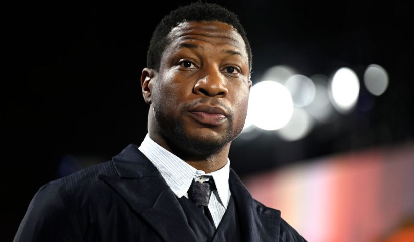 LONDON, ENGLAND - FEBRUARY 16: Jonathan Majors attends the UK Gala Screening of Marvel's Ant-Man and the Wasp: Quantumania, at BFI IMAX Waterloo on February 16, 2023 in London, England. (Gareth Cattermole/Getty Images for Disney)