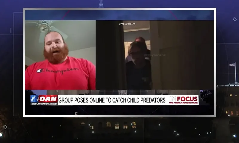Video still from In Focus on One America News Network during an interview with the guest, Alex Rosen.