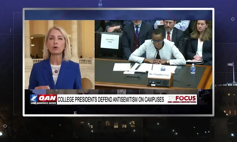 Video still from In Focus on One America News Network during an interview with the guest, Rep. Mary Miller.