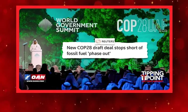 Video still from Tipping Point on One America News Network