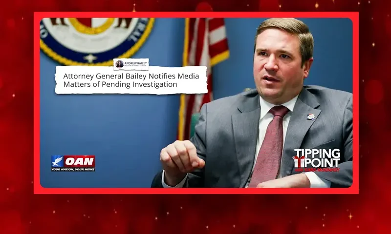 Video still from Tipping Point on One America News Network