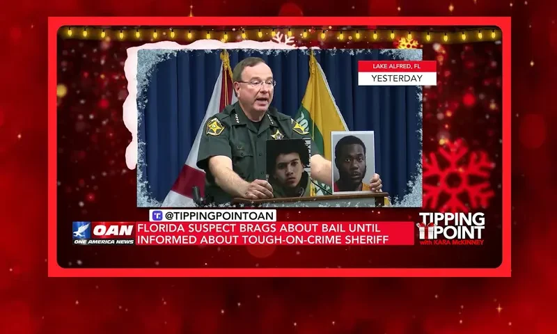 Video still from Tipping Point on One America News Network