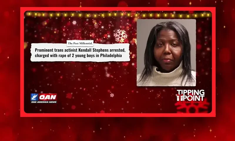 Video still from Tipping Point on One America News Network