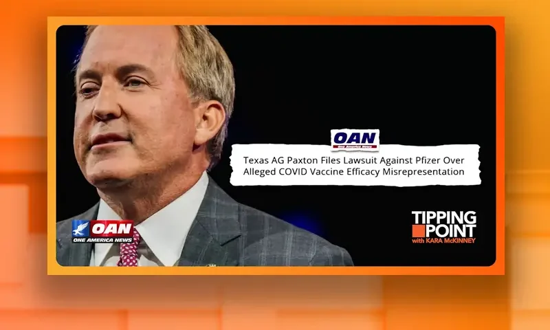 Video still from Tipping Point on One America News Network