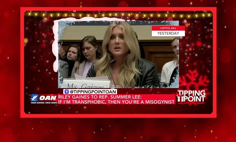 Video still from Tipping Point on One America News Network