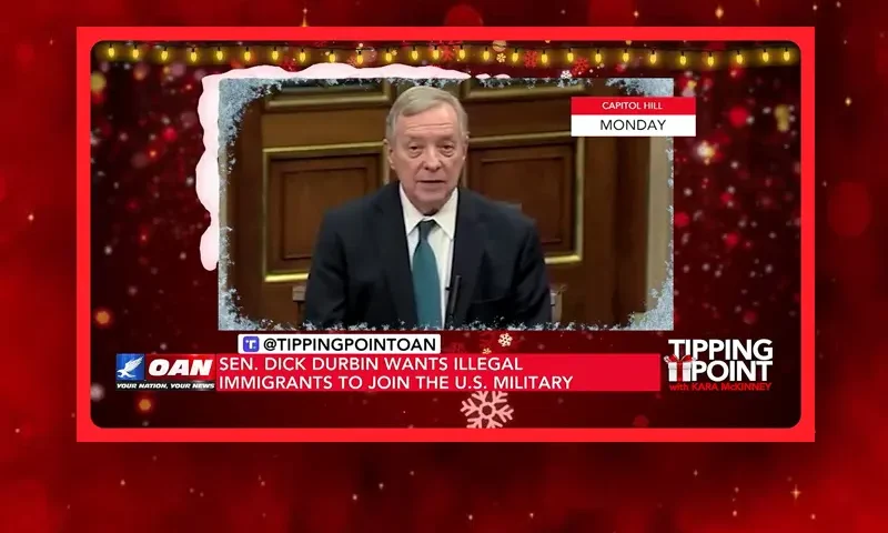 Video still from Tipping Point on One America News Network