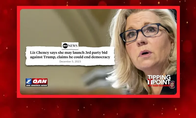 Video still from Tipping Point on One America News Network
