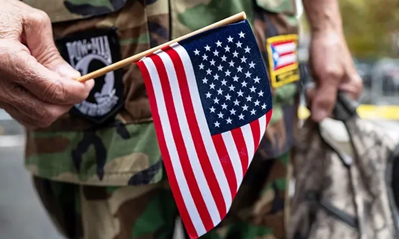 Stamford Public Schools removed Veterans Day from its calendar. (Spencer Platt/Getty Images)