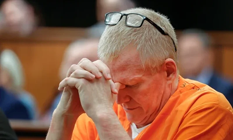 Alex Murdaugh at a hearing on a motion for a retrial at the Richland County Judicial Center in Columbia, S.C., on Jan. 16. (Tracy Glantz / The State via AP, pool file)