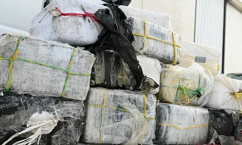 The drugs were worth more than $32 million. (U.S. Coast Guard)