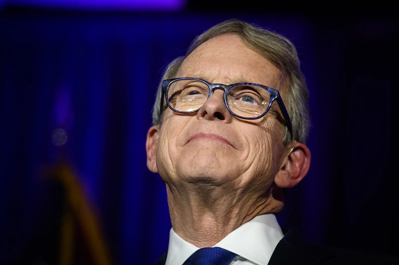 Ohio GOP Gubernatorial Candidate Mike DeWine Attends Election Night In Columbus
COLUMBUS, OH - NOVEMBER 06: Republican Gubernatorial-elect Ohio Attorney General Mike DeWine gives his victory speech after winning the Ohio gubernatorial race at the Ohio Republican Party's election night party at the Sheraton Capitol Square on November 6, 2018 in Columbus, Ohio. DeWine defeated Democratic Gubernatorial Candidate Richard Cordray to win the Ohio governorship. (Photo by Justin Merriman/Getty Images)