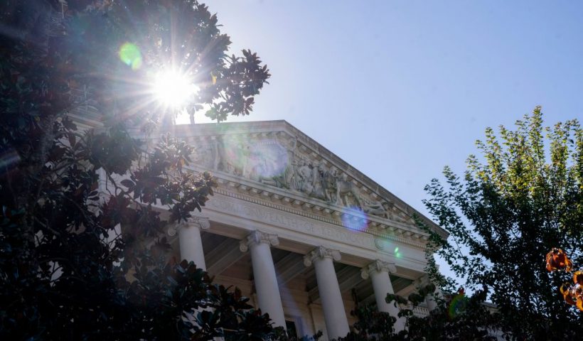 The Kentucky State Capitol in Frankfort, Kentucky, on October 1, 2022. (Photo by Stefani Reynolds / AFP) (Photo by STEFANI REYNOLDS/AFP via Getty Images)