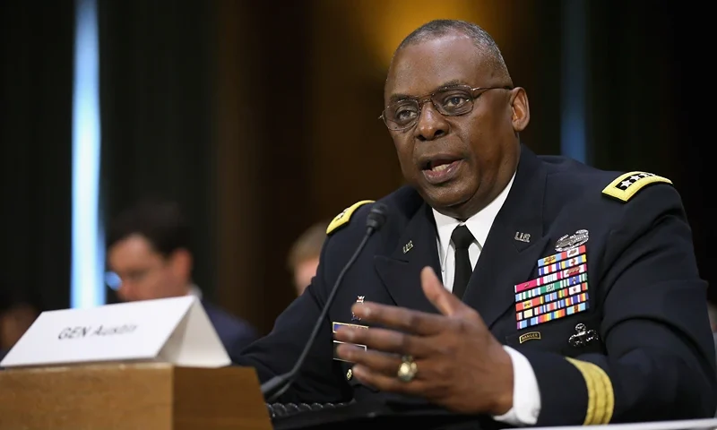 Senate Armed Services Committee Holds Hearing On Military Operations To Counter ISIL WASHINGTON, DC - SEPTEMBER 16: Gen. Lloyd Austin III, commander of U.S. Central Command, testifies before the Senate Armed Services Committee about the ongoing U.S. military operations to counter the Islamic State in Iraq and the Levant (ISIL) during a hearing in the Dirksen Senate Office Building on Capitol Hill September 16, 2015 in Washington, DC. Austin said that slow progress was still being made against ISIL but there have been setbacks, including the ambush of U.S.-trained fighters in Syria and the buildup of Russian forces in the country. (Photo by Chip Somodevilla/Getty Images)