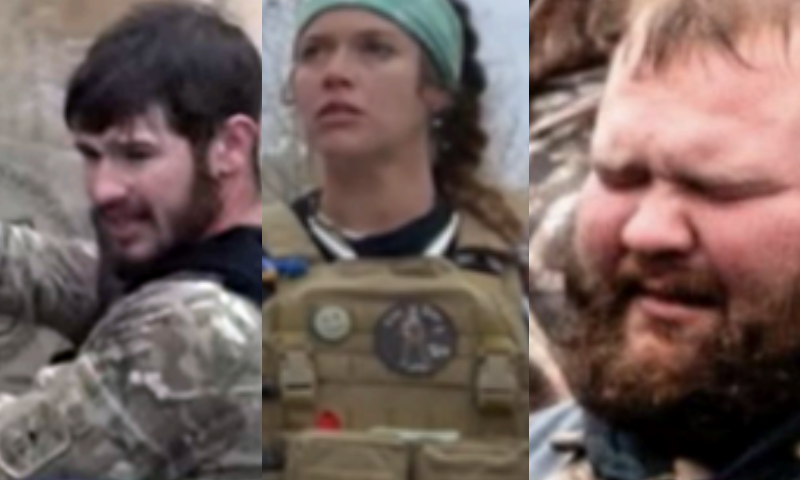 Daniel Pollock, Olivia Michele Pollock, and Joseph Daniel Hutchinson III on January 6th, 2021 (Photos via; FBI)