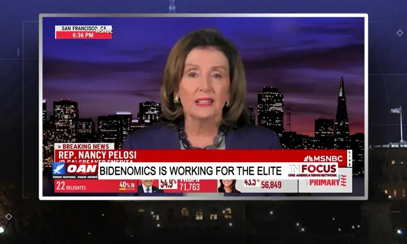 Video still from In Focus on One America News Network