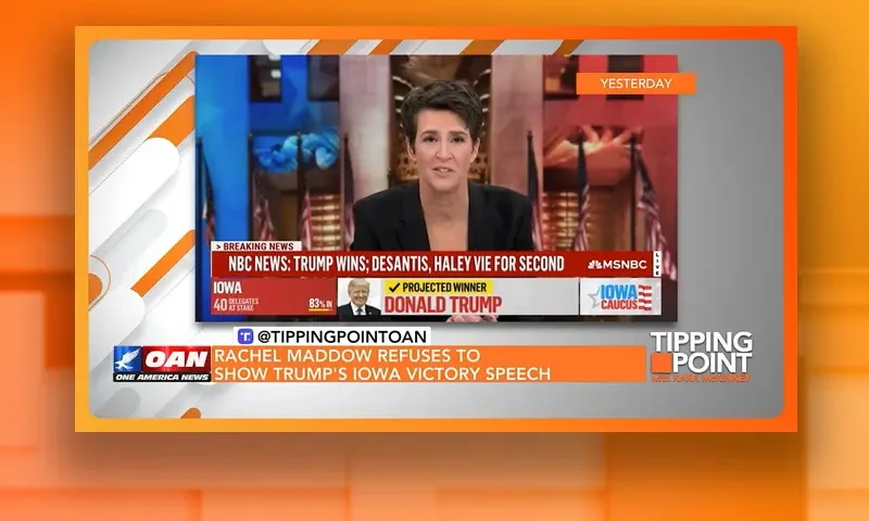 Video still from Tipping Point on One America News Network