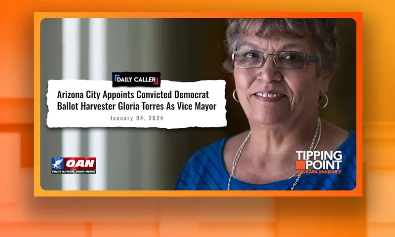 Video still from Tipping Point on One America News Network