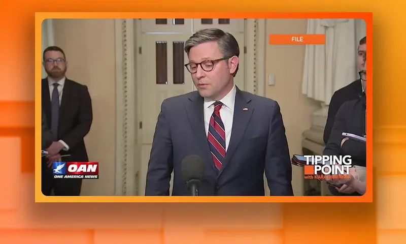 Video still from Tipping Point on One America News Network