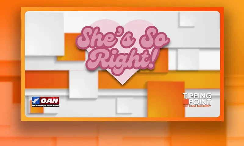 Video still from Tipping Point on One America News Network