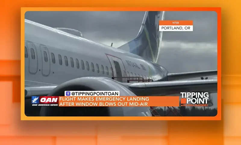 Video still from Tipping Point on One America News Network
