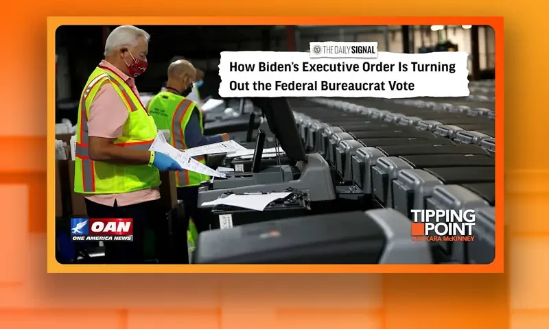 Video still from Tipping Point on One America News Network