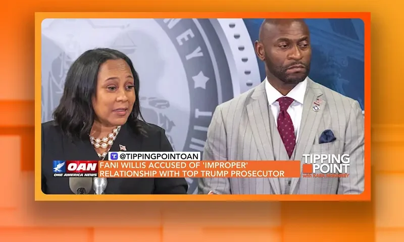 Video still from Tipping Point on One America News Network