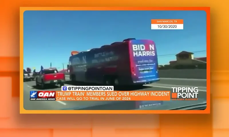 Video still from Tipping Point on One America News Network