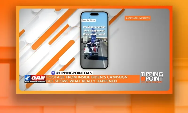 Video still from Tipping Point on One America News Network