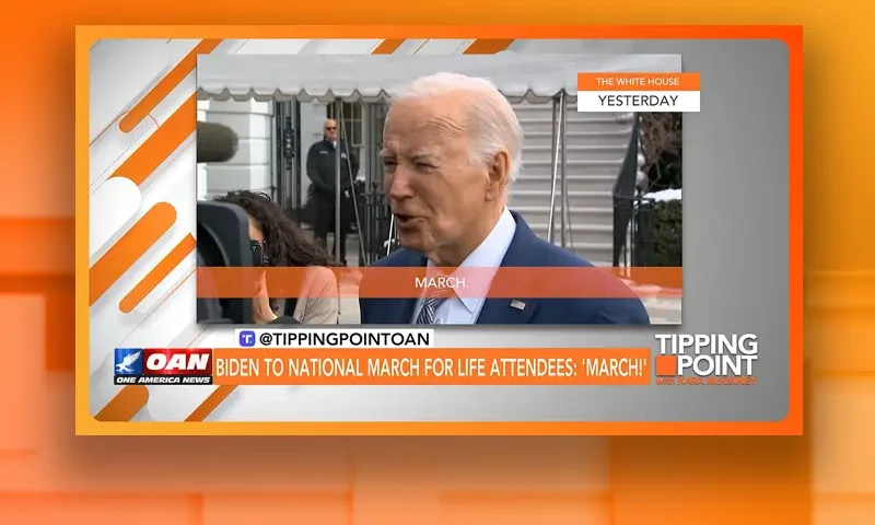 Video still from Tipping Point on One America News Network