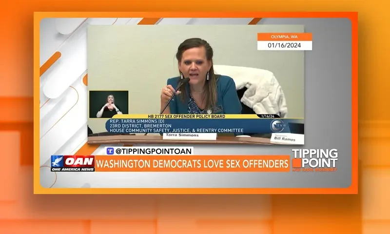 Video still from Tipping Point on One America News Network