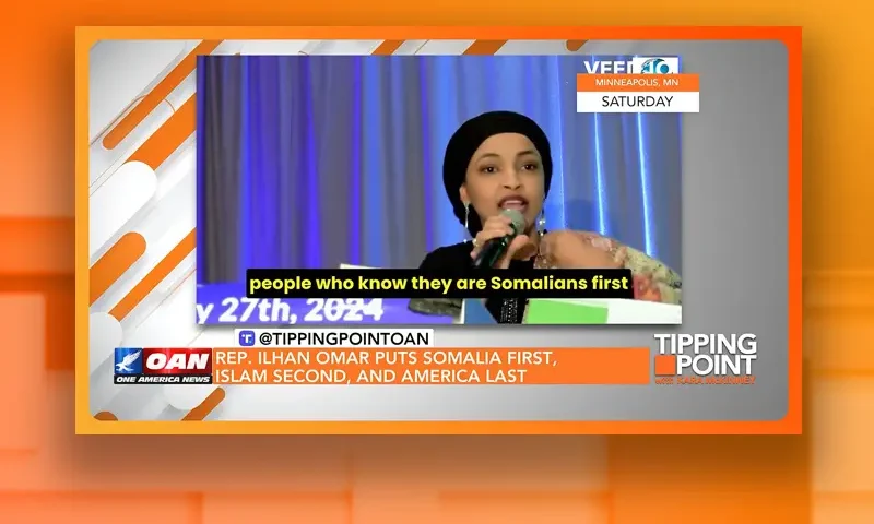 Video still from Tipping Point on One America News Network