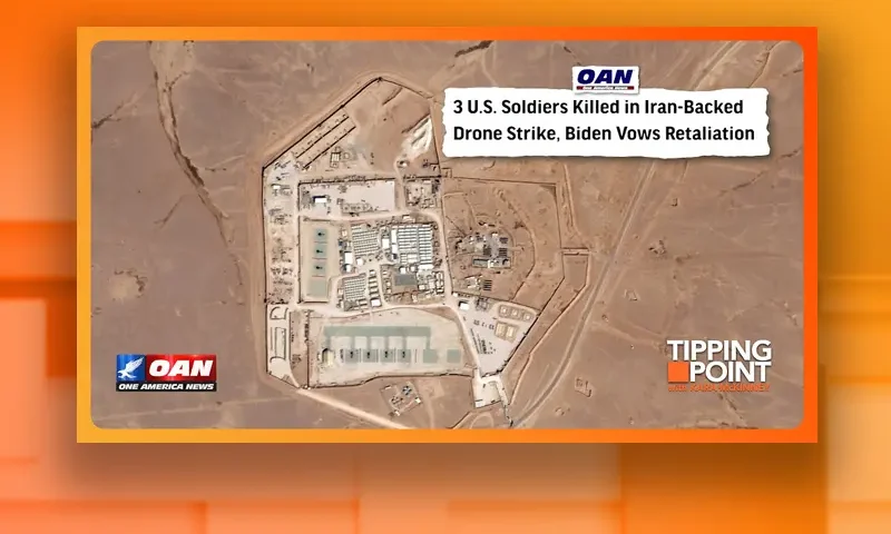 Video still from Tipping Point on One America News Network