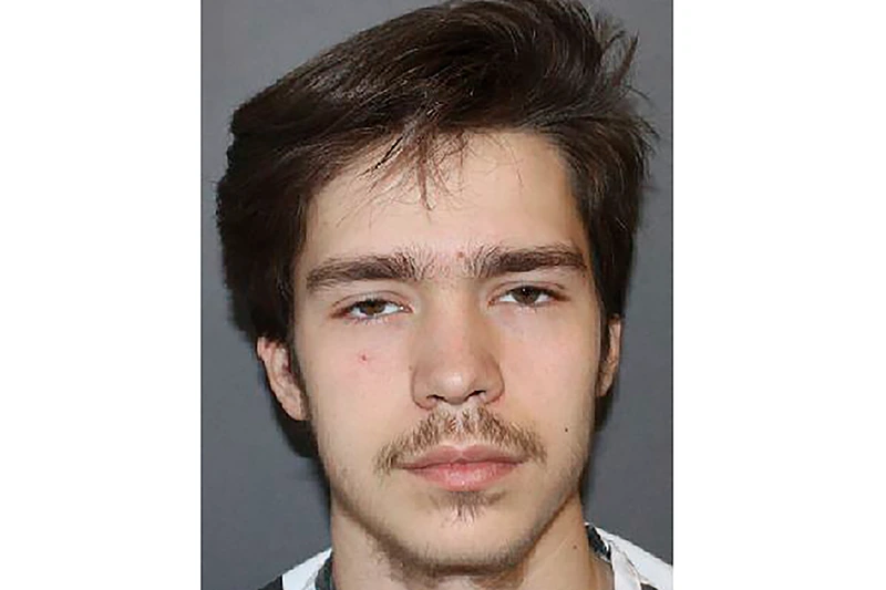 This image provided by the City of Rifle Police Department shows Tyler Jay Boebert, arrested Tuesday, Feb. 27, 2024 and facing possible felony charges of criminal possession of identification documents involving multiple victims and conspiracy to commit a felony, the Rifle Police Department said in a statement. The oldest son of U.S. Rep. Lauren Boebert was in a Colorado jail on Wednesday after being arrested in connection with a recent string of vehicle break-ins and property thefts. (City of Rifle Police Department via AP)