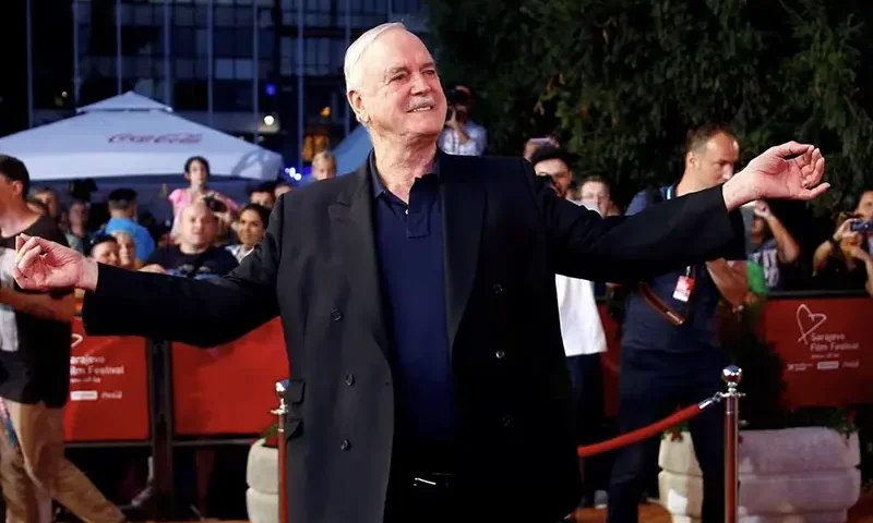 British actor John Cleese is pictured on the red carpet during the 23rd Sarajevo Film Festival in Sarajevo, Bosnia and Herzegovina, August 16, 2017. REUTERS/Dado Ruvic/File Photo