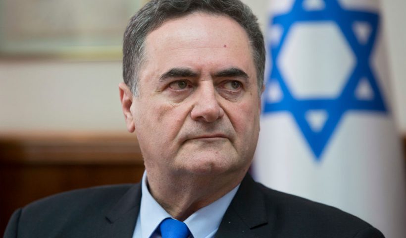 Israeli Minister of Transport Yisrael Katz attends the weekly cabinet meeting at the Prime Minister's office in Jerusalem on February 17, 2019. - Israeli Prime Minister Benjamin Netanyahu announced on February 17 he was relinquishing the role of foreign minister and handing it to a right-wing rival from within his Likud party, Israel Katz. The move comes ahead of April 9 elections and follows court challenges arguing Netanyahu -- who is also health and defence minister -- has taken on too many governmental portfolios. (Photo by Sebastian Scheiner / POOL / AFP) (Photo credit should read SEBASTIAN SCHEINER/AFP via Getty Images)