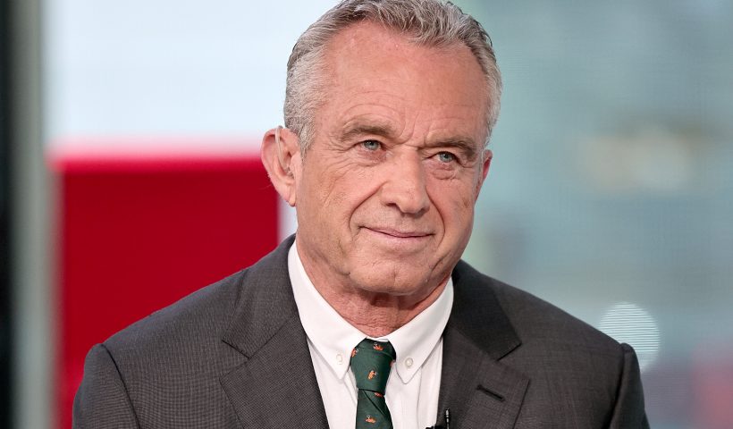 NEW YORK, NEW YORK - JUNE 02: Robert F. Kennedy Jr. visits "The Faulkner Focus"at Fox News Channel Studios on June 02, 2023 in New York City. (Photo by Jamie McCarthy/Getty Images)