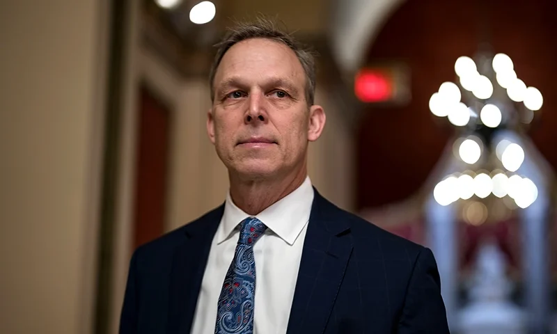 WASHINGTON, DC - JANUARY 12: Rep. Scott Perry (R-PA) walks through the U.S. Capitol on January 12, 2024 in Washington, DC. Far-right House Republicans are threatening to shut down the government on January 19 unless their demands for President Biden to enact stricter border laws are met. (Photo by Kent Nishimura/Getty Images)