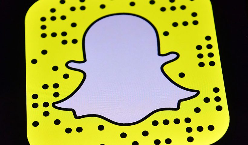 LONDON, ENGLAND - AUGUST 03: The Snapchat app logo is displayed on an iPad on August 3, 2016 in London, England. (Photo by Carl Court/Getty Images)