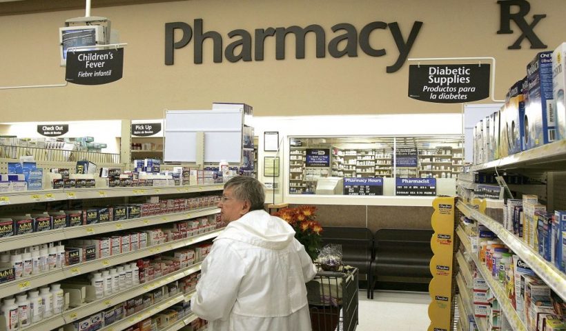MOUNT PROSPECT, IL - SEPTEMBER 21: Barbara Hollowly shops in the pharmacy area of a Wal-Mart store September 21, 2006 in Mount Prospect, Illinois. Wal-Mart announced today they plan on reducing prices for nearly 300 generic prescription drugs, starting the program in the Tampa Bay, Florida area. (Photo by Tim Boyle/Getty Images)