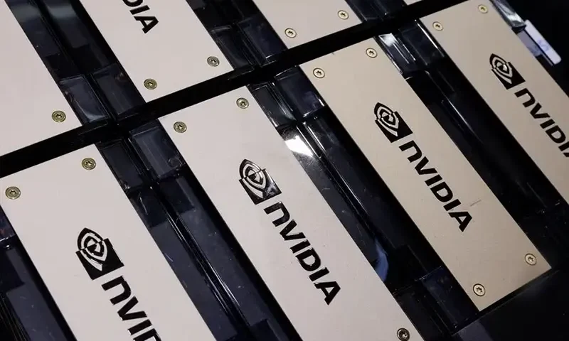 Nvidia's Grace Hopper superchips are displayed at Gigabyte during COMPUTEX Taipei, one of the world's largest computer and technology trade shows, in Taipei, Taiwan May 30, 2023. REUTERS/Ann Wang/File Photo