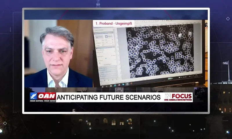 Video still from In Focus on One America News Network during an interview with the guest, Dr. R. Clinton Ohlers.